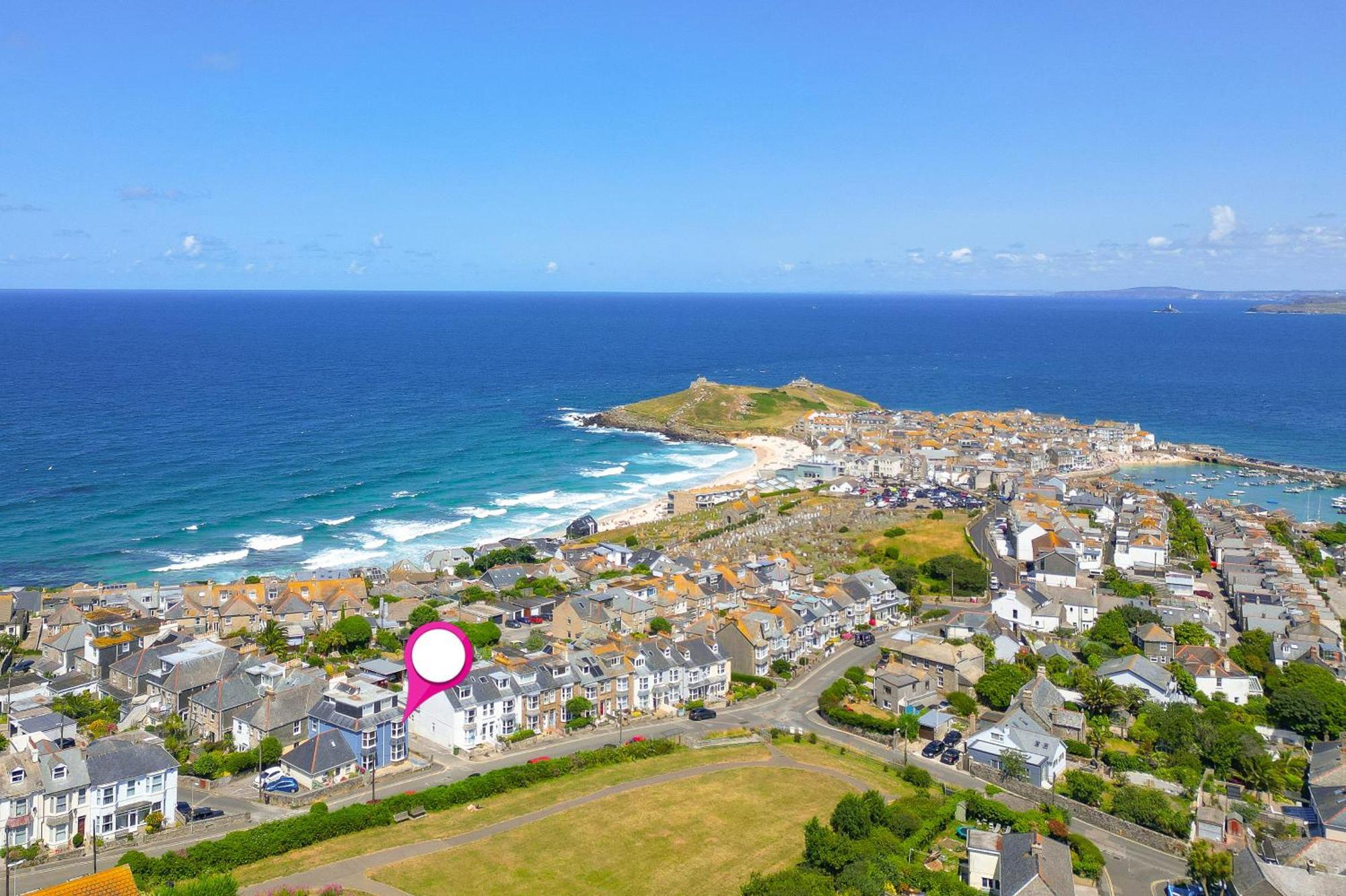 Seabreeze 3 - Seaview & Parking Lägenhet St Ives Exteriör bild